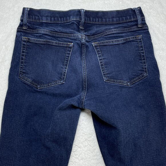 J Crew Jeans Mens Sz 32 Blue Flex Stretch Mid Rise Skinny Leg Dark Wash 31x29 - Picture 4 of 14